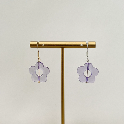 Daisy Earrings in Yellow Sunshine